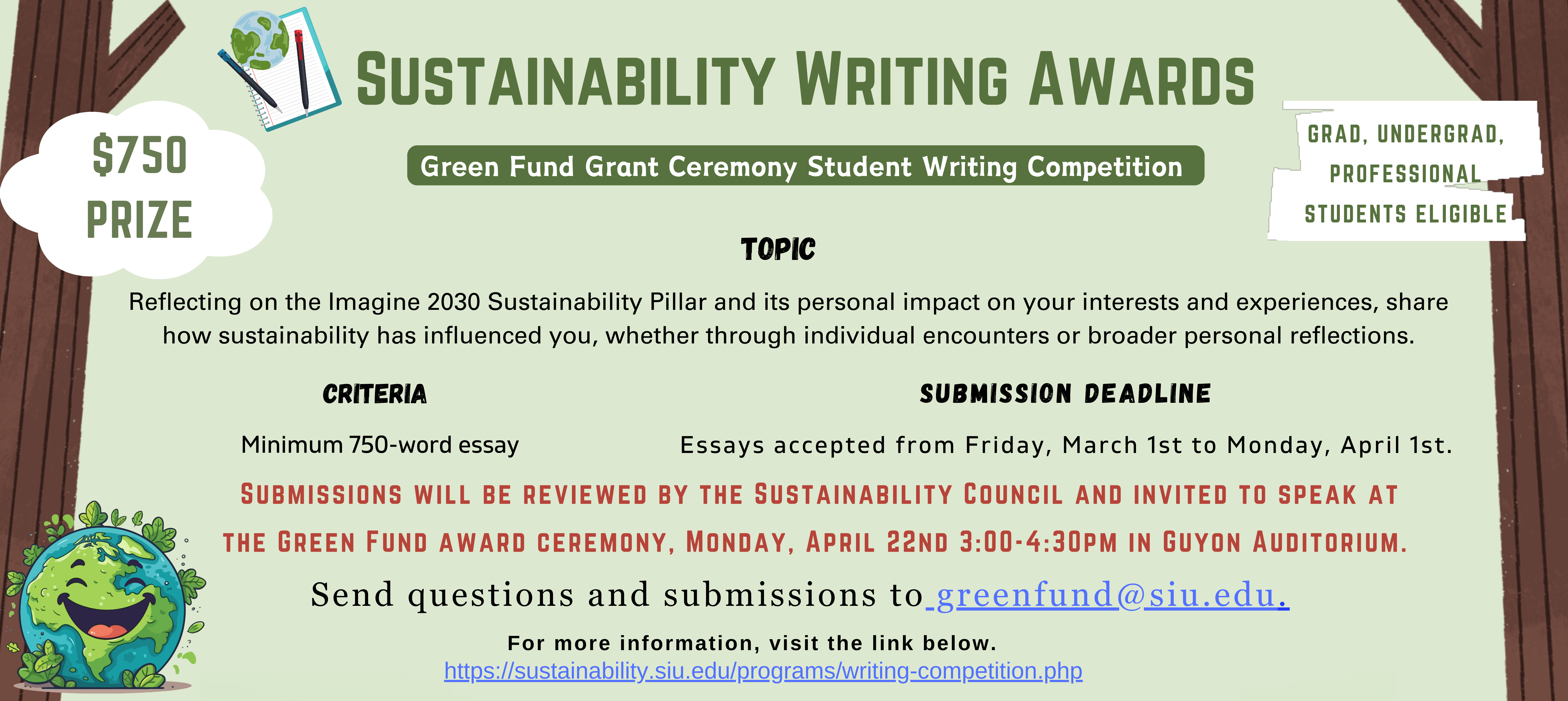 Sustainability Writing Awards
