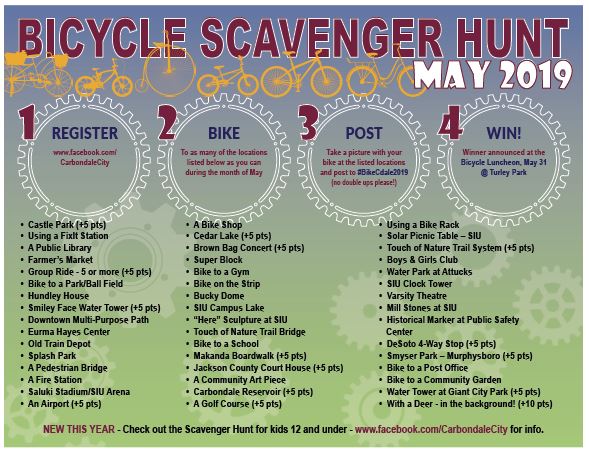 2019 Bike Month Scavenger Hunt