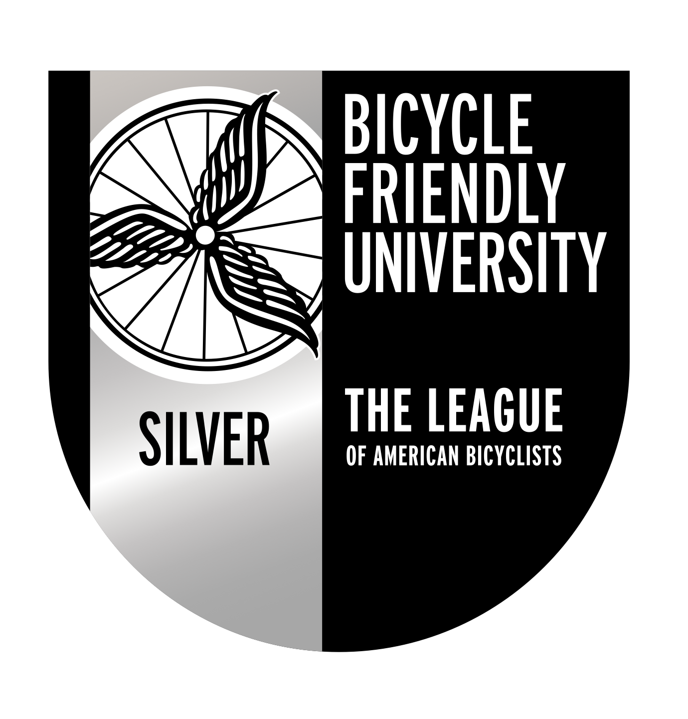 Bicycle Friendly University Silver Badge