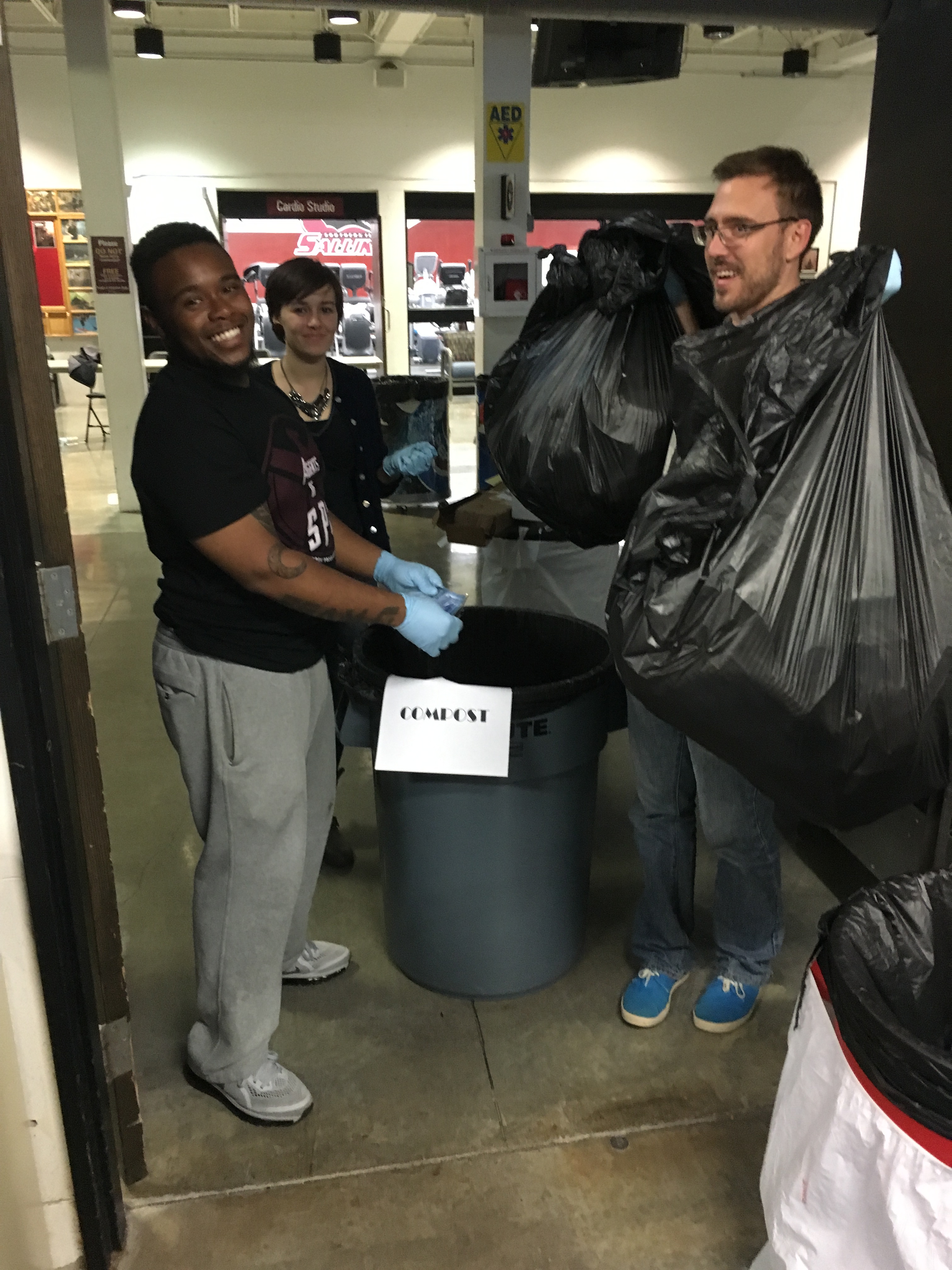 SIU Dawgs Nite Out Waste Audit