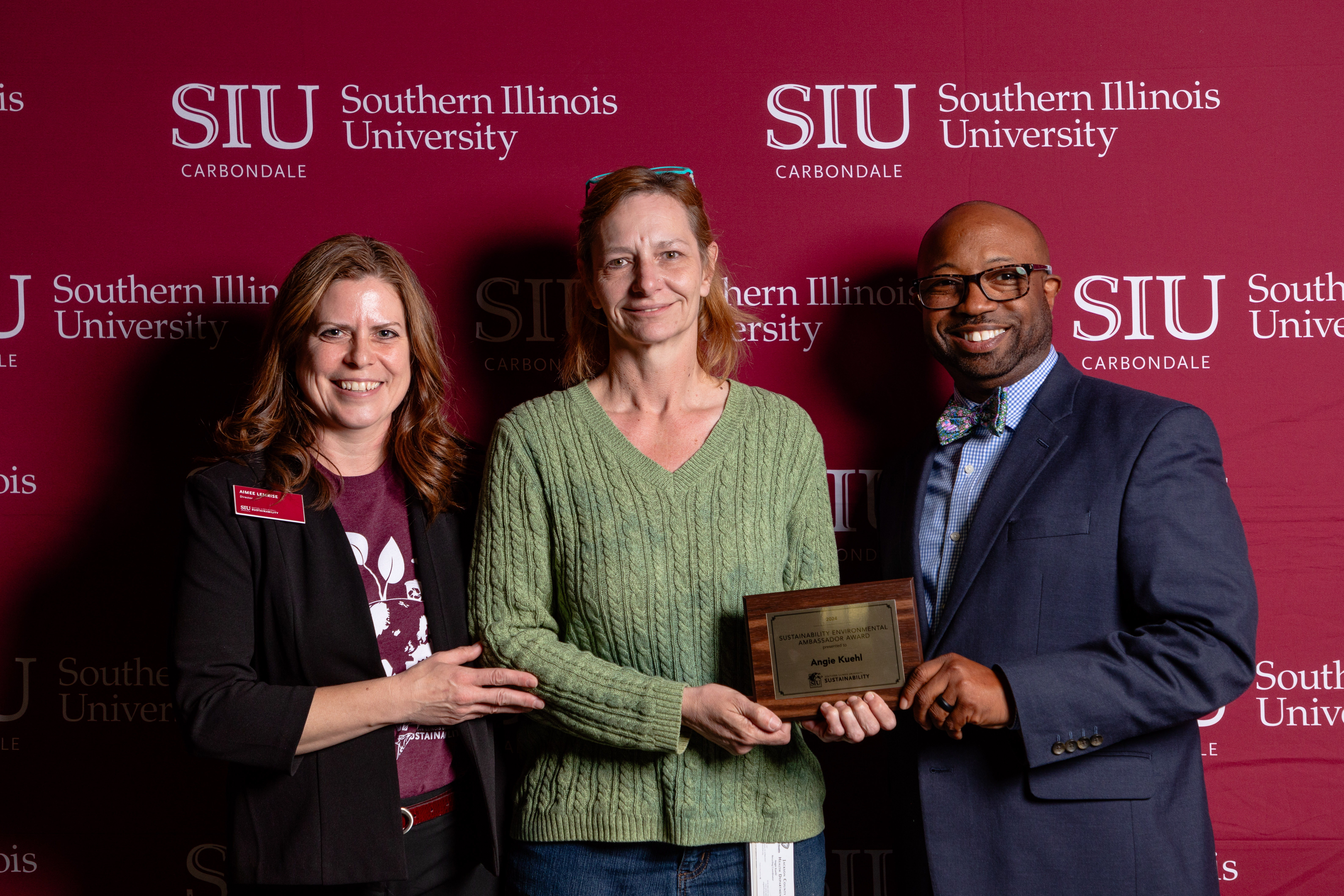 Angie Kuehl receives 2024 Sustainability Environmental Ambassador Award 