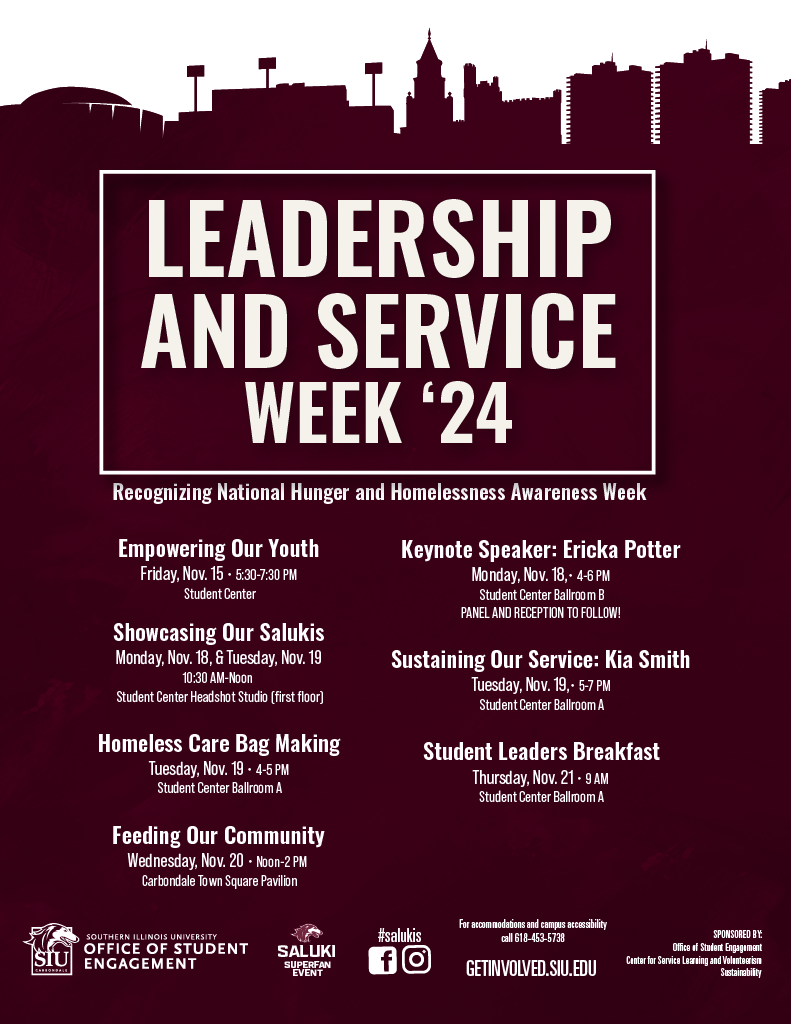 Leadership and Service Week - Week of Events